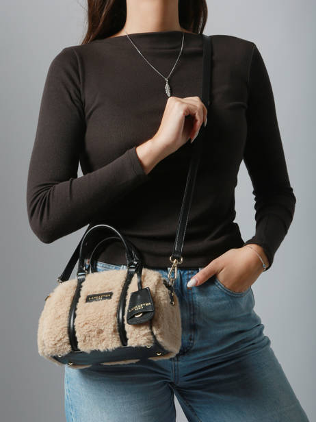 Cross Body Tas Moumoute Lancaster Beige moumoute 53 ander zicht 1